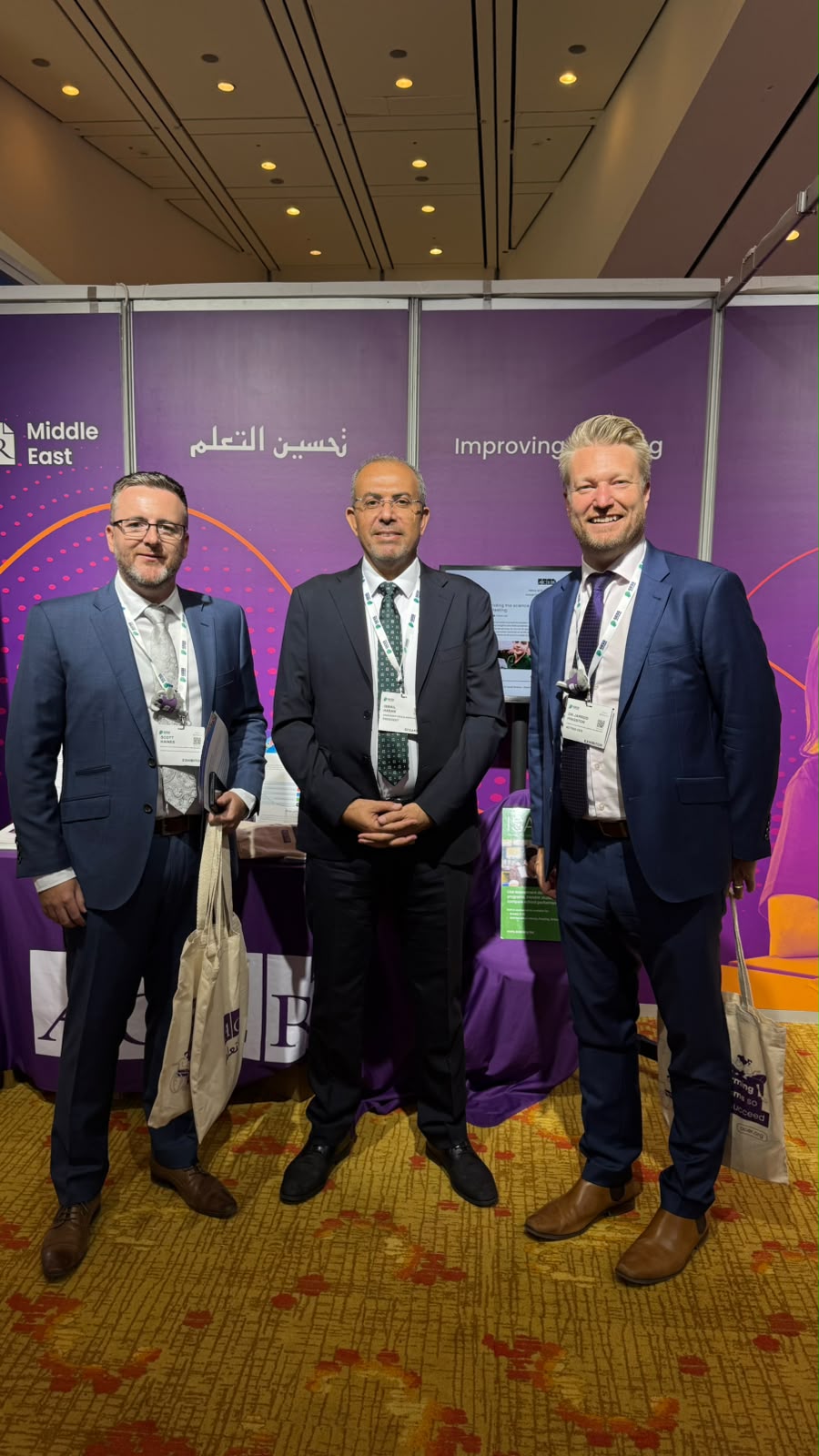 لقاء مع الشركاء الدوليين — جناح Middle East Region